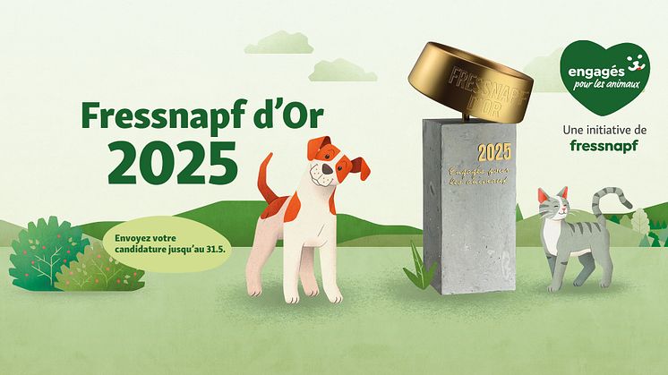 Fressnapf Suisse décerne pour la troisième fois le Fressnapf Award 2025