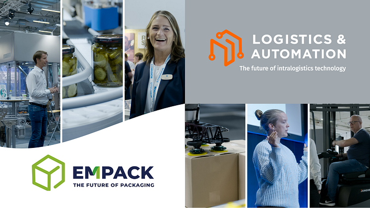 Empack och Logistics & Automation återvänder till Kistamässan 1–2 oktober 2025