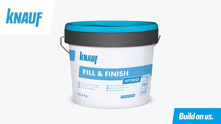 Knaufs nya våtrumsspackel Fill & Finish Hydro