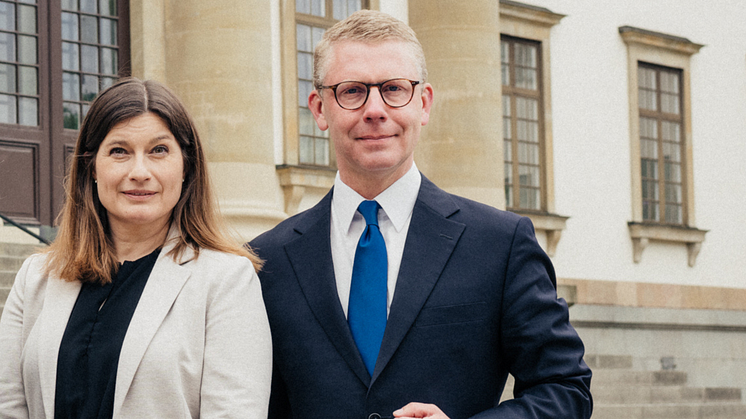 Anna Malm Kelfve (M) och Kristoffer Tamsons (M).