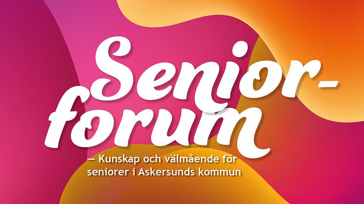 Seniorforum – ny mötesplats för kommunens seniorer