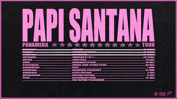Papi Santana på sommarturné