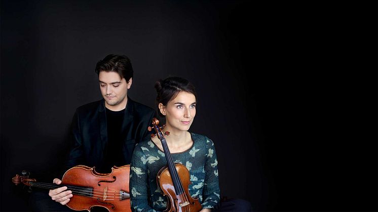 Manuel Vioque-Judde (viola) och Fanny Robillard (violin).