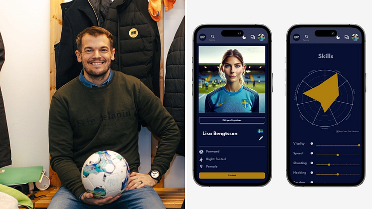 Uddevallastartup ingår samarbete med världsledande fotbollsagentur för kvinnor
