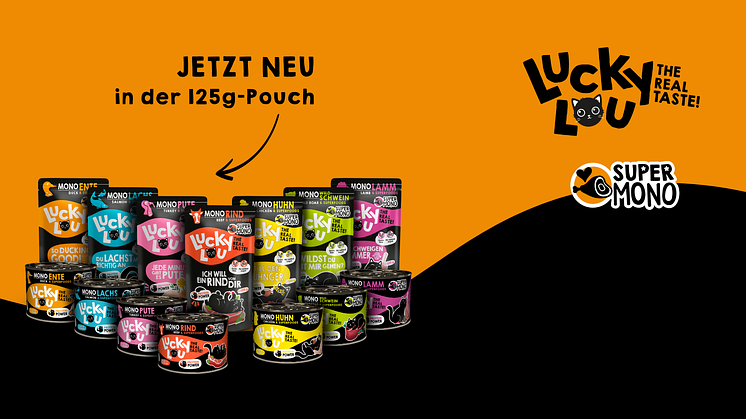 Relaunch - Lucky Lou SuperMono mit neuen 125g Pouches