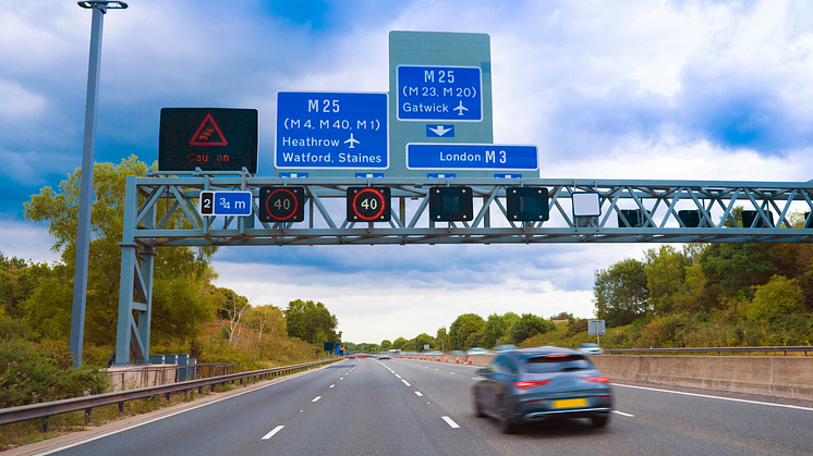 Adobe Image Stock - All Lane Running motorway (M3)