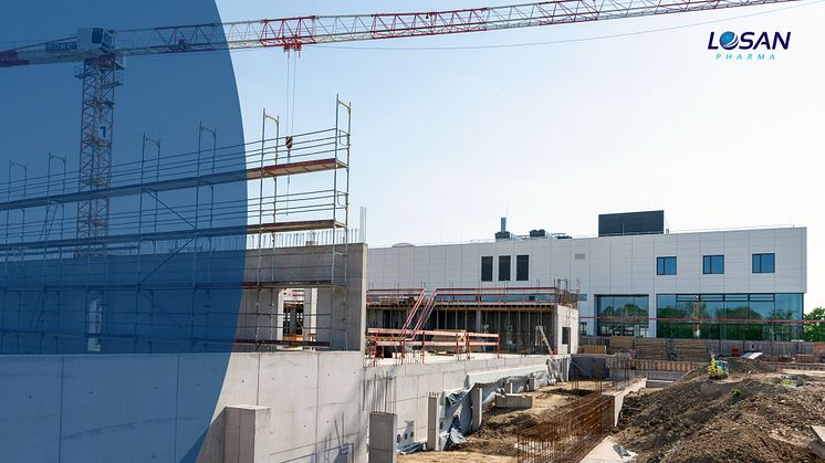 Baustelle Logistikzentrum Losan Pharma Eschbach