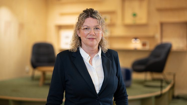GODE RESULTATER: Adm. dir. Tonje Sagstuen overleverte et overskudd på 8 038 millioner kroner for 2024.
