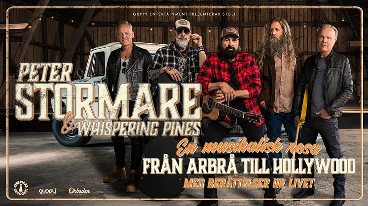 PETER STORMARE från Arbrå till Hollywood. I vår åker han på rikstäckande turné med sitt svenskamerikanska band.