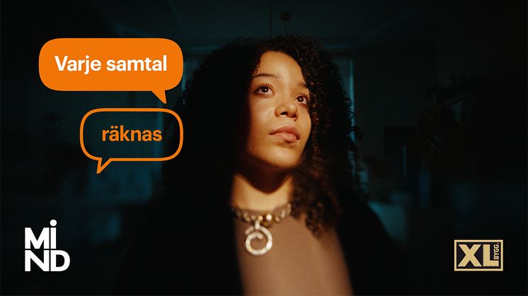 XL-BYGG lyfter det svåra samtalet – kampanj för psykisk hälsa i samarbete med Mind