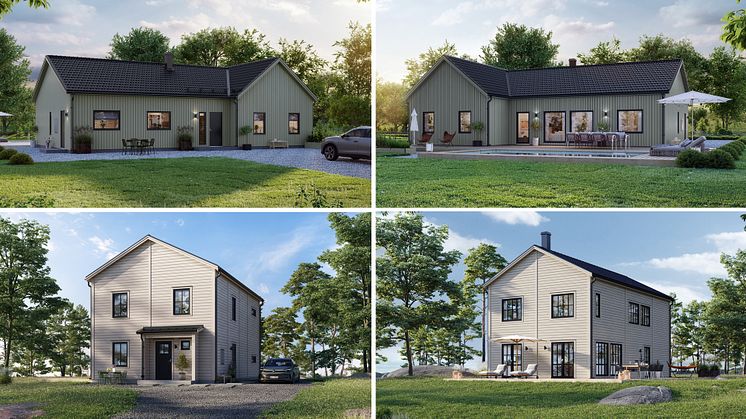 Mer välplanerade hus för den större familjen får man leta efter. 151 kvm i vinkel, eller 158 kvm på höjd.