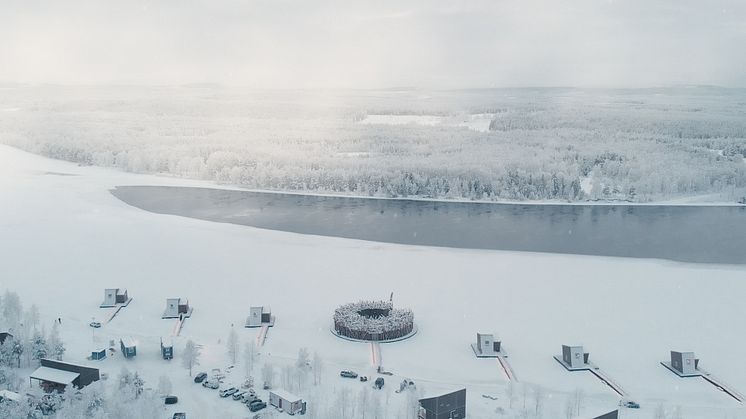 Vinterdagar på Arctic Bath innebär många internationella gäster som kommer och åker på anläggningen