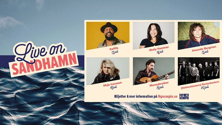 Amanda Bergman klar för Live on Sandhamn 2025!