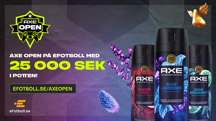 AXE Open 2025 – Nationell esportkampanj i samarbete mellan eFotboll, GroupM, Mindshare och Unilever som engagerar tusentals unga gamers