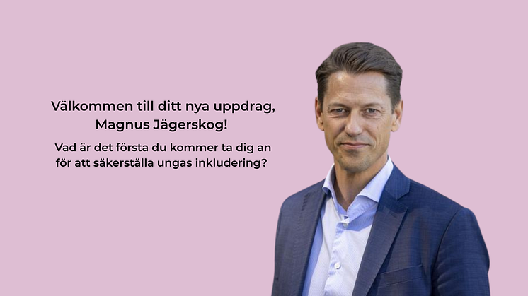 Magnus Jägerskog, ny generaldirektör för MUCF. Fotograf: Fredrik Hjerling. Källa: mucf.se 