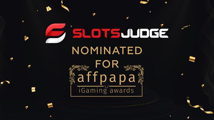 Slotsjudge Receives Double Nomination at the AffPapa iGaming Awards 2025