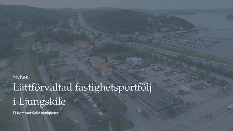 Lättförvaltad fastighetsportfölj i Ljungskile