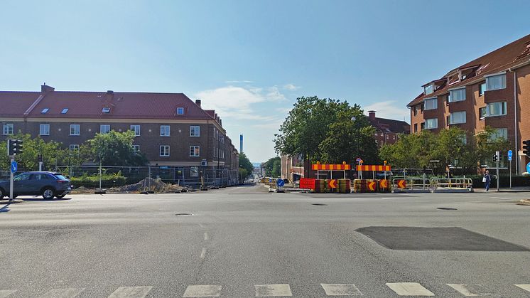 Korsningen Furutorpsgatan-Södra Stenbocksgatan.