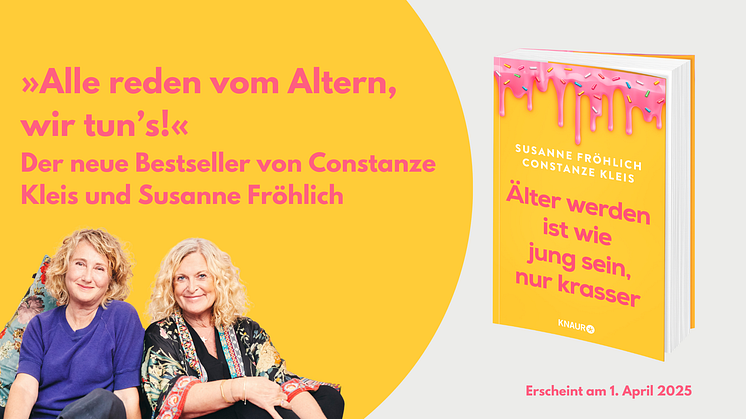 »Wie können wir den Longevity-Hype überleben?« Susanne Fröhlich und Constanze Kleis stellen sich im Selbstversuch den Zumutungen und Freuden des Älterwerdens