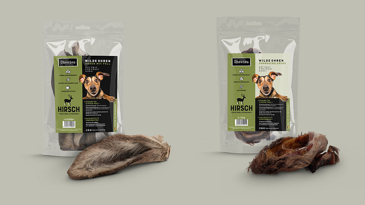 Chewies präsentiert neuen natürlichen Kausnack Wilde Ohren