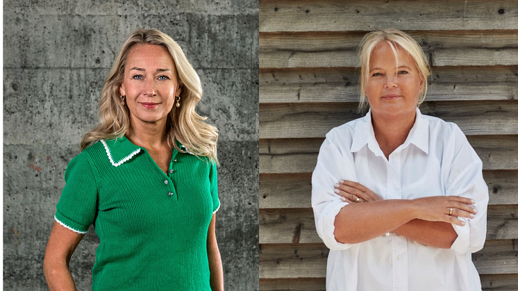 I bilden: Karolina Roslund och Kristina Lindhe