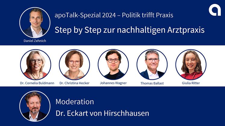 apoTalk Spezial: Wie gelingt mehr Nachhaltigkeit in der Arztpraxis?