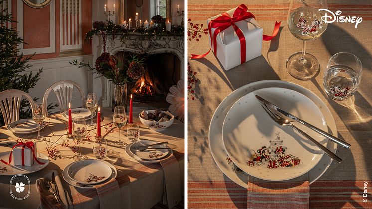 Vår nya kollektion Disney Vinter består av porslin och glas med ikoniska Disney-karaktärer i en magisk vintervärld.