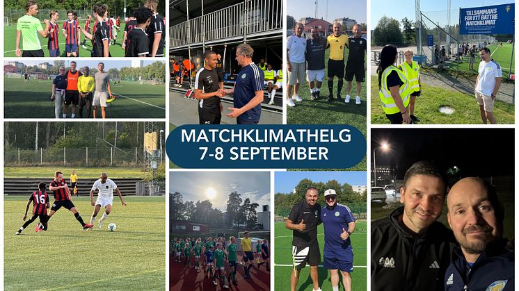 Nationell matchklimathelg genomförd