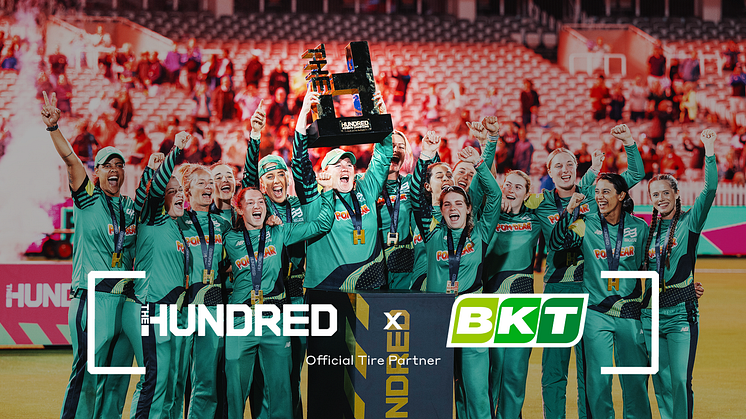 The Hundred and BKT Tires become official partners