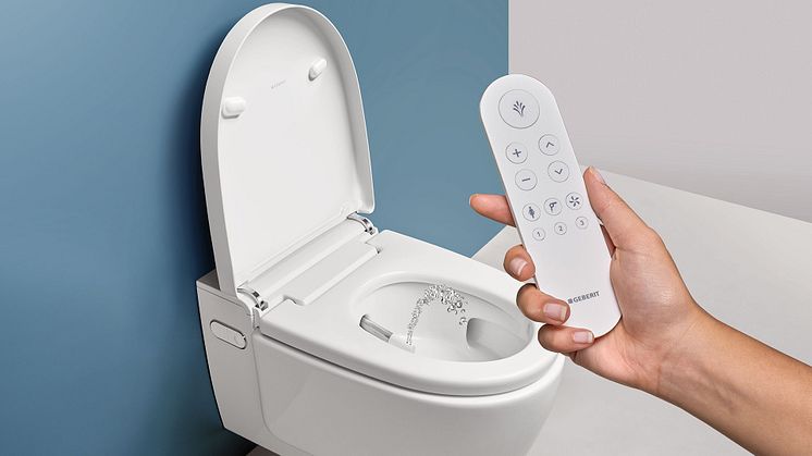 Geberit AquaClean Mera dusjtoalett med fjernkontroll