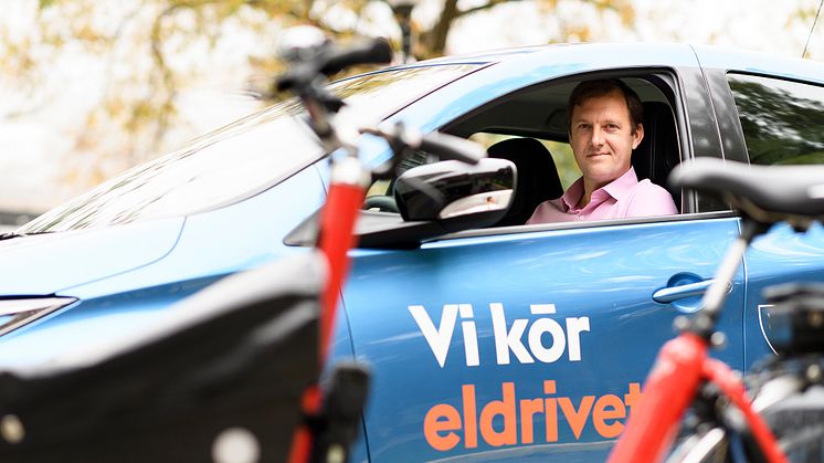 Johan Seuffert, fleet manager Stockholms stad. Foto: Stockholms stad