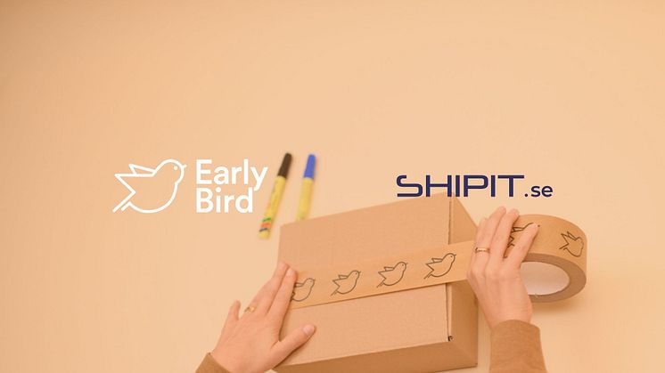 Early Bird och Shipit inleder nytt samarbete för smidigare leveranser