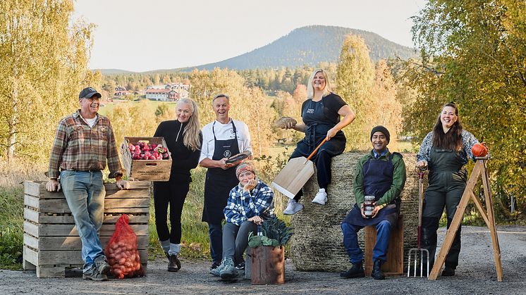 Några av de lokala mataktörerna som står bakom din matupplevelse i Järvsö. Foto: Destination Järvsö/Lisa Björner.