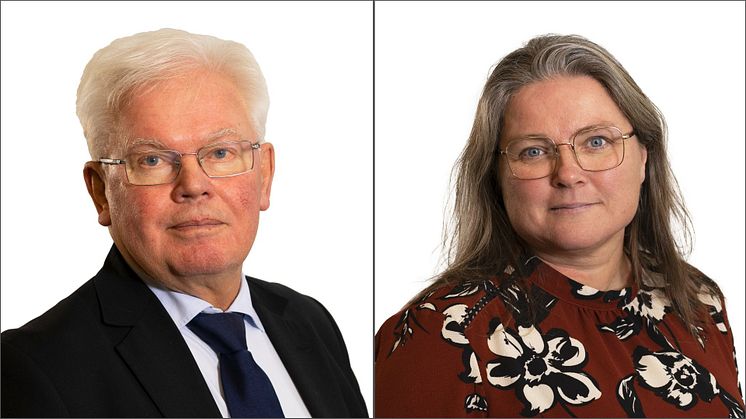 Jan Owe-Larsson (M) och Annsofi Ramevik (S). Pressbilder.