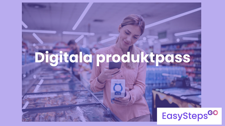 Nu kommer digitala produktpass!