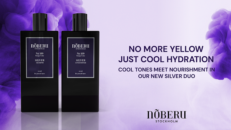 Nõberu Stockholm lanserar Silver Shampoo & Balsam