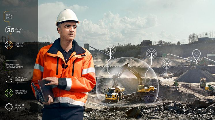 Volvo CE lanserar konsulttjänsten Site Optimization, en boost för effektiviteten och hållbarheten