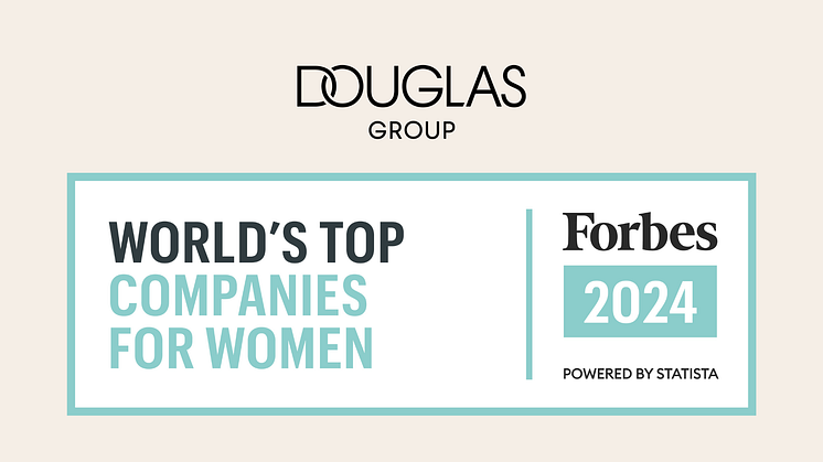 DOUGLAS Group ranks first among Forbes “World’s Top Companies for Women” in Retail & Wholesale