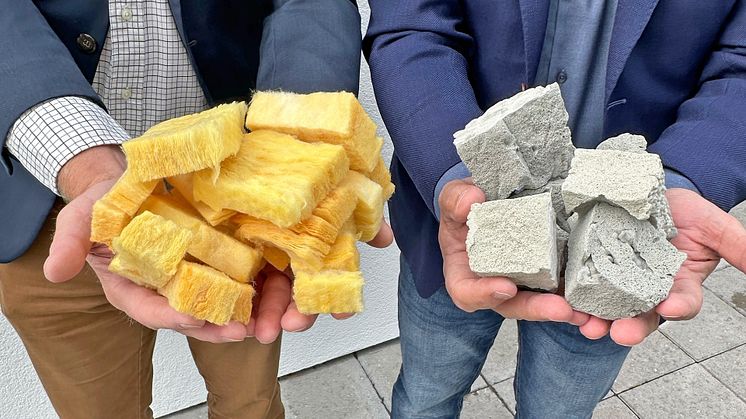 Glassull skal bli til skumglass