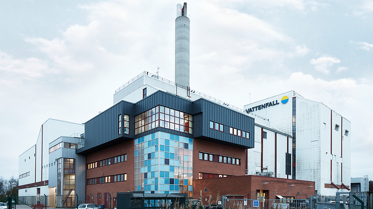 Vattenfall kommer att leverera 100 GWh värme till Oxelösund och den ska huvudsakligen produceras i kraftvärmeverket Idbäcken i Nyköping. Foto: Vattenfall.