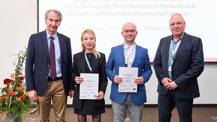 Verleihung des Palm-Wissenschaftspreises auf der Jahrestagung der DGPR in Berlin 