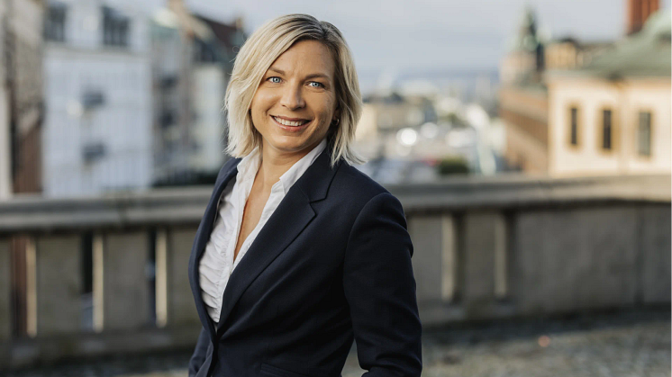 Emma Carlström, ny näringslivschef i Falkenbergs kommun. Foto: Lisa Wikstrand