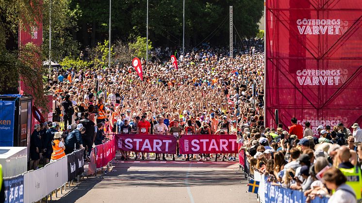 Äntligen dags för årets stora löparfest – Göteborgsvarvet firar 45 år