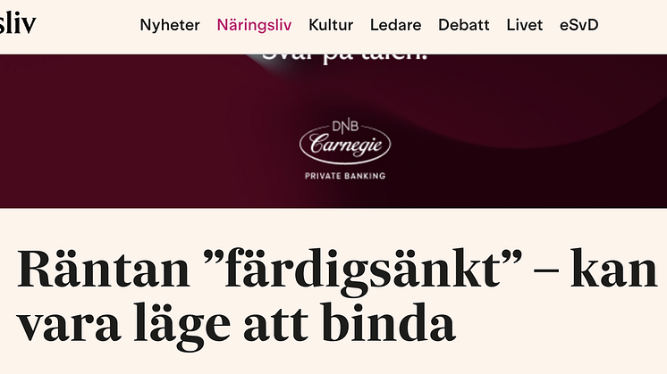 Hur ska man tänka efter styrräntesänkningen runt sina bolån?