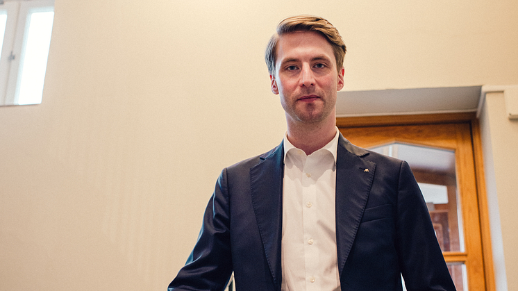 Axel Conradi (M), oppositionsregionråd i Region Stockholm