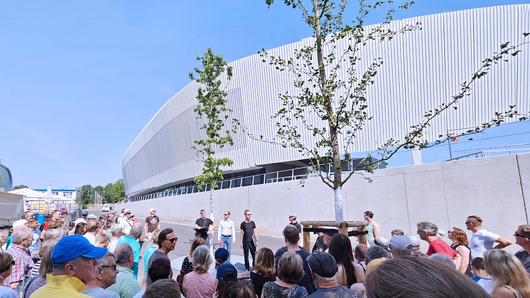 Rundgang Heinz-Steyer-Stadion zum Tag der Architektur 2024