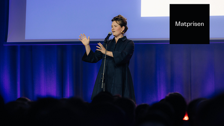 Fjorårets mottaker av KokkeKarlas stipend: Benedicte Jørgensen. Foto: Magnus Gulliksen/Matprisen