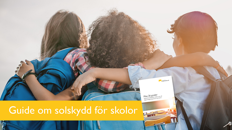 Solstopp. Inte skolstopp. En guide för skolor som inte vill stänga pga övervärme
