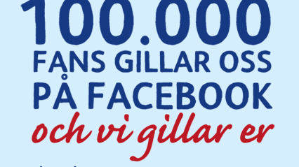 Över 100 000 följer Skånemejerier på Facebook