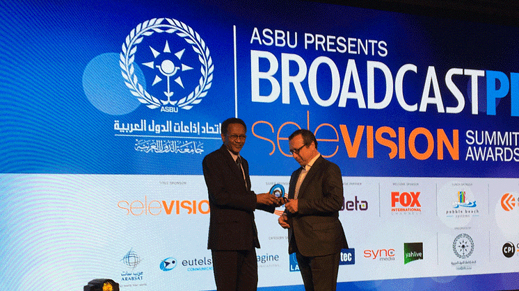 Eutelsat recognised by Arab States Broadcasting Union’s Broadcast Pro Middle East awards as Satellite Operator of the Year